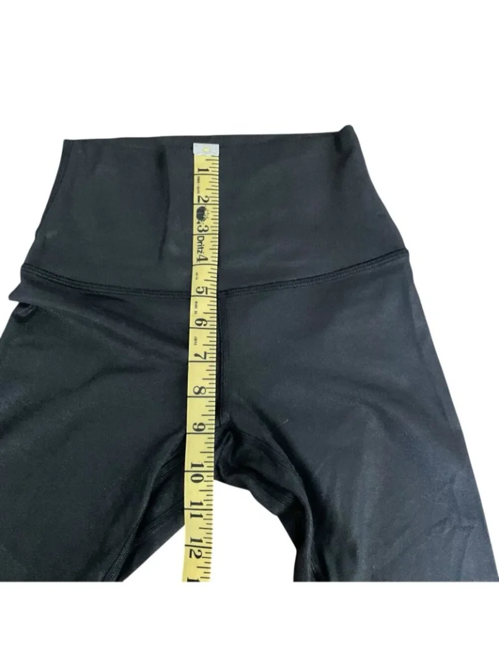 lululemon athletica Shiny Black High-Rise Leggings Size 2 Women